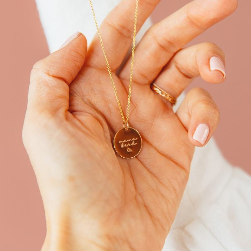 Mother Bear Minimalist Boho Gift Charm Necklace - Picture 9 of 11